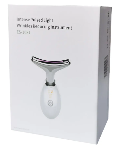 Massageador para Pescoço e Rosto, Potencializador da Absorção de Cremes e Séruns, Estimulador da Circulação Sanguínea Facial